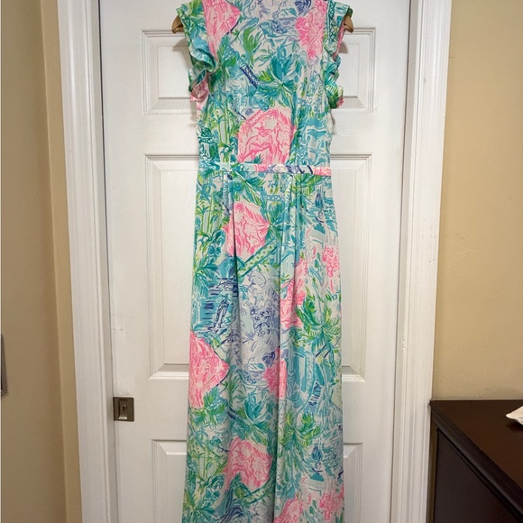 Lilly Pulitzer Bohemian Queen size 6 Palm Beach Maxi - Picture 5 of 8